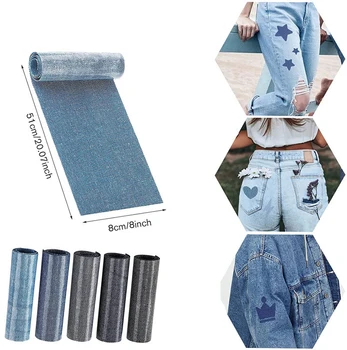Заплатки для ремонта джинсовой ткани, железная нашивка для локтя, значки для одежды, аксессуары для одежды, куртки, Брюки 1