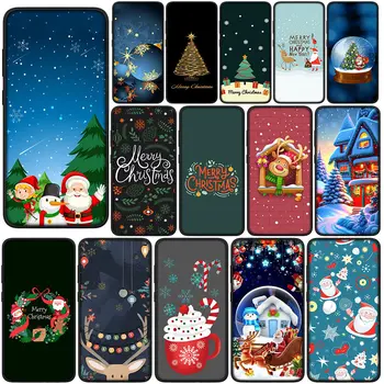 Рождественская елка Олень Санта Клаус Силиконовый чехол для Samsung Galaxy S23 S22 S21 S20 Fe Ultra S8 Plus M21 + чехол