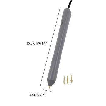 Термофеновая ручка с USB-кабелем для изготовления открыток для скрапбукинга, набор ручек для рисования, прямая поставка 5