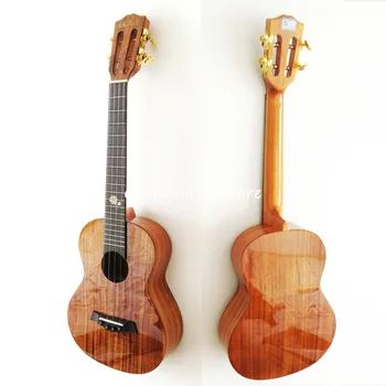 Гавайская гитара высшего качества, акустическая гитара из цельного дерева, детский инструмент, седло из костяной гайки, 4 нити, бесплатная доставка