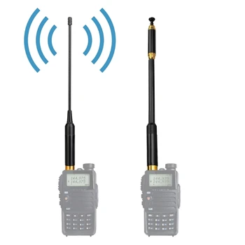 Антенна с высоким коэффициентом усиления HA04 144/430 МГц двухдиапазонная UHF + VHF для радио RT5R RT6 RT7 RT29