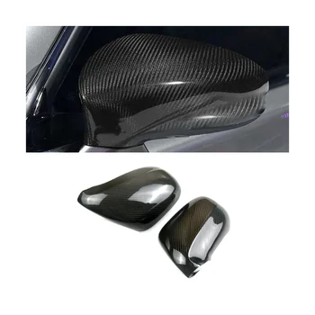 Для Lexus IS250 IS300 IS350 2006-2012 Накладка Бокового Зеркала заднего Вида Из Настоящего Углеродного Волокна Без Подсветки 1