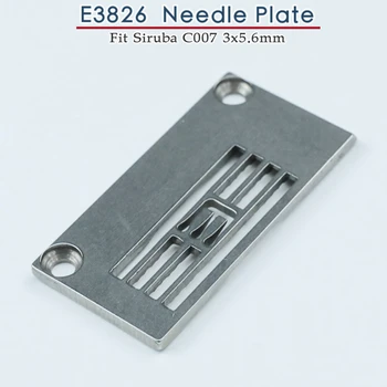 Горловина E1828 Подходит Для Промышленной Швейной машины Siruba F007 (4x6,0 мм) с отстрочкой деталей Игольчатая пластина Flatlock 0