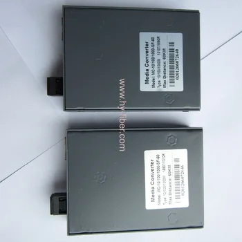 Медиаконвертер 10/100/1000 М SM Single Fiber 1490TX/1550RX 60 км SC-порт и один порт RJ45