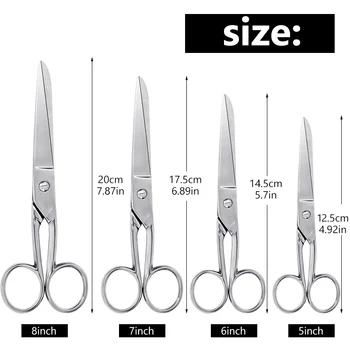 Высококачественные ножницы для ниток для ткани, кожерезка, портновские ножницы, ножницы для шитья, вышивки, инструменты для поделок, ножницы 1
