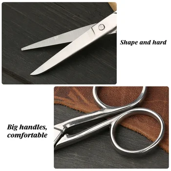 Высококачественные ножницы для ниток для ткани, кожерезка, портновские ножницы, ножницы для шитья, вышивки, инструменты для поделок, ножницы 2