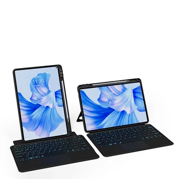 EISSCCE Magic Smart Keyboard Чехол Для Huawei Matepad 11 2023 2022 2021 Pro 10,8 11 12,6 13,2-Дюймовый Мультитач-Трекпад С Подсветкой