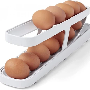Новый тип холодильника, подставка для хранения яиц, дозатор яиц, креативные, практичные и удобные кухонные принадлежности