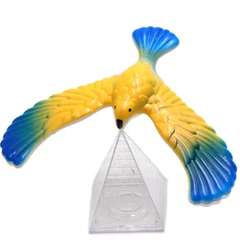 1 Комплект Потрясающе сбалансированной балансировки Орла-птицы с подставкой для птичьего стола, детские игрушки, развивающие игрушки для детей, балансирующая игрушка-птица