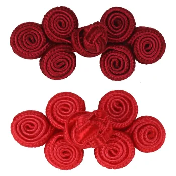 10 пар китайских застежек ручной работы в стиле ретро с узлом для шитья