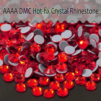 Высококачественные кристаллы DMC, Исправленные Стразы, Гладящие стекло с плоской обратной стороной, Стразы 