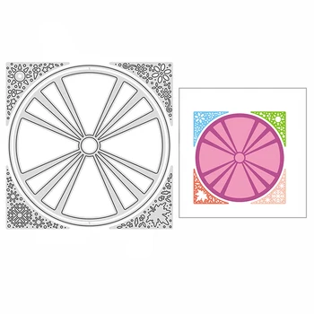 Рулетка Нового сезона DIY Sun Flower Snowflake Craft С Тиснением 2021 г. Металлические Режущие Штампы для Изготовления Открыток и Скрапбукинга Без штампа
