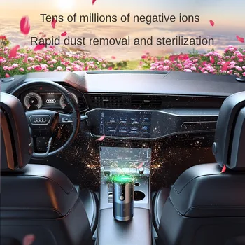 Новый автомобильный очиститель воздуха с отрицательными ионами для удаления формальдегида и дыма, USB-дезинфицирующее средство для автомобиля 2
