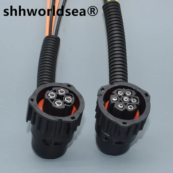 shhworldsea 4-контактный автоматический разъем с внутренним уплотнением 2,5 мм КРУГЛЫЕ КОРПУСА DIN 1-967325-1 967650-1 1718230-1 0