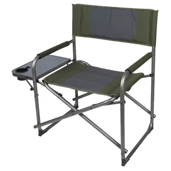 Крупногабаритное режиссерское кресло Ozark Trail со столиком для улицы, мебель для патио из зеленой ткани, уличный стул