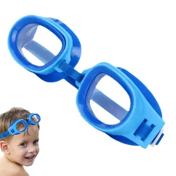 Плавательные очки для девочек Водонепроницаемые Противотуманные очки для плавания Для детей Бассейн Пляж Детские подарки