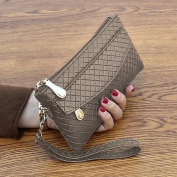 Новый модный женский кошелек-клатч из искусственной кожи, женский кошелек, лучший кошелек для телефона, женский чехол, карман для телефона 4