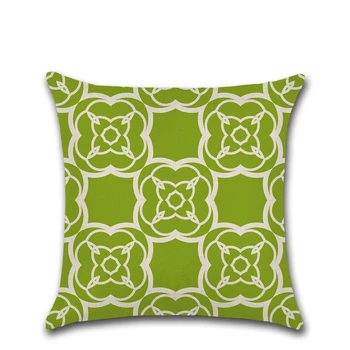 Геометрическая фигура Наволочка в виде листа хризантемы, декоративные подушки, наволочка для украшения дома 3