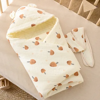 Утепленные Спальные мешки для новорожденных, Пеленальный конверт, Зимнее постельное белье, Конверт для пеленания, Одеяла, Конверт для сна для младенцев