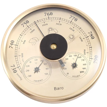 Многофункциональный барометр температуры влажности давления для подвешивания, прочный, простой в установке