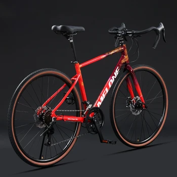 Дорожный велосипед, Гравийный велосипед, 16-скоростной каркас из алюминиевого сплава, внутренняя кабельная рама, широкие шины 700x38c, велосипеды для дальних поездок 1