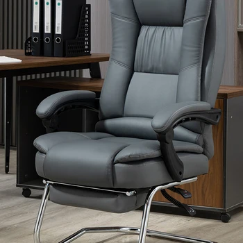 Модные офисные кресла для гостиной, Удлинитель для пола, Офисное кресло для руководителя из скандинавской кожи, роликовый массаж, Офисная мебель Cadeira Gamer 5