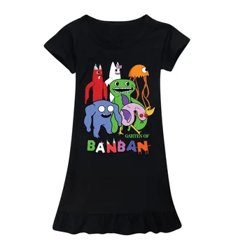 Garden of Banban/ Летняя ночная рубашка для девочек, пижама принцессы для детей, ночная рубашка для девочек-подростков, детское ночное платье, детская одежда для сна 3