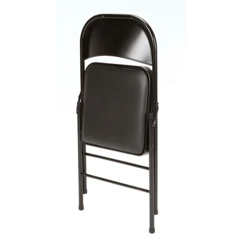 Виниловый складной стул Mainstays (4 упаковки), черный 5
