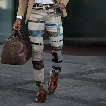 Стильные деловые мужские брюки на молнии в молодежном стиле, деловые брюки, строгие мужские деловые брюки фирменной строчки.