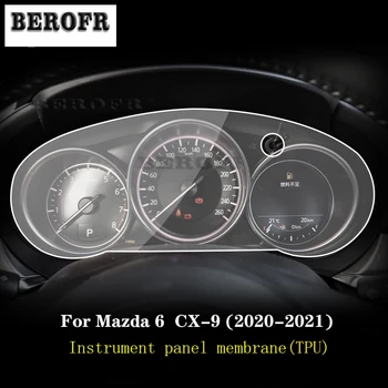 Передняя приборная панель автомобиля мембранный ЖК-экран TPU защитная пленка Против царапин Спидометр Для Mazda 6 CX-9 2020-23