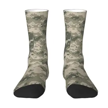 Стандартные военные камуфляжные мужские носки для экипажа, Унисекс, забавный армейский тактический камуфляж, Весна-лето, осень-зима, парадные носки