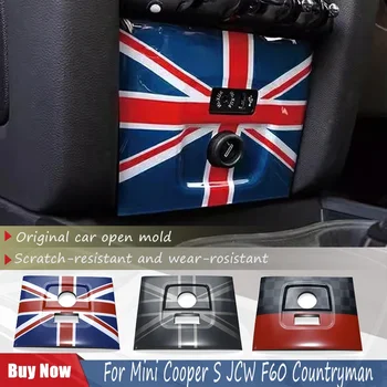 Автомобильный прикуриватель Union Jack USB AUX Наклейка на накладку панели для Mini Cooper S JCW F60 Countryman Аксессуары для салона автомобиля