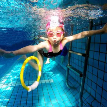Кольца для подводного плавания в бассейне для детей, детские игрушки для водных игр, аксессуары 3