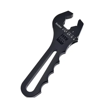 AN3-AN16 Трубный ключ, ключ для шланга, V-образный разводной ключ, Ключ для установки шланга, Черный