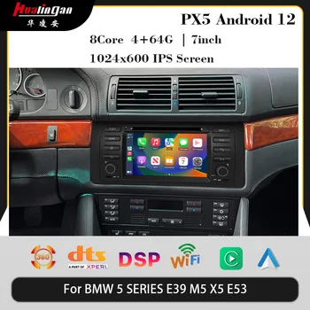 Автомобильное Радио Gps Для Bmw X5 E39 E53 Android Мультимедийный DVD-Плеер с 7-дюймовым Сенсорным Экраном Беспроводная Навигация CarPlay Стерео Hend Unit