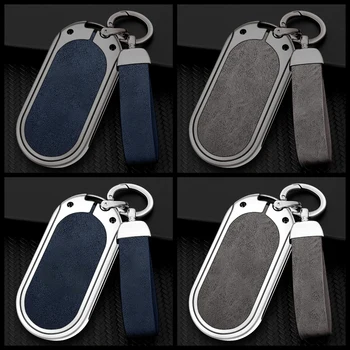 Чехол для автомобильных ключей из цинкового сплава для Wuling Hongguang Mini ev Remote Metal Protector Shell Keychain, сумка без ключа, Автоаксессуары 5