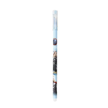 144 шт./лот Стираемая Гелевая Ручка Marvel Cute 0,5 мм Черными/ Синими Чернилами Для Подписи, Рекламные Подарочные Офисные Школьные Принадлежности 4