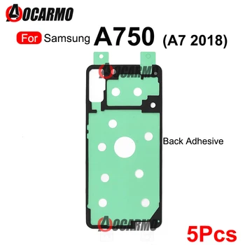 5 шт./лот Клейкая наклейка на заднюю крышку аккумулятора Клей для Samsung Galaxy A750 A7 2018 Запасные части
