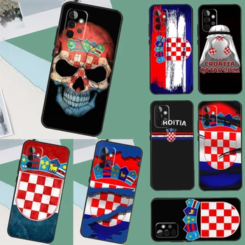 Чехол с флагом Хорватии для Samsung Galaxy A54 A53 A52 A14 A24 A34 A13 A23 A33 A12 A22 A32 A42 A51 A71 0