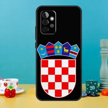 Чехол с флагом Хорватии для Samsung Galaxy A54 A53 A52 A14 A24 A34 A13 A23 A33 A12 A22 A32 A42 A51 A71 1