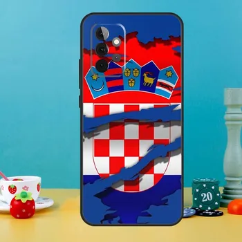 Чехол с флагом Хорватии для Samsung Galaxy A54 A53 A52 A14 A24 A34 A13 A23 A33 A12 A22 A32 A42 A51 A71 2