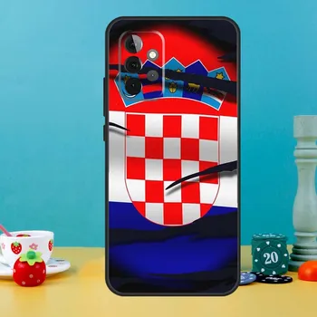 Чехол с флагом Хорватии для Samsung Galaxy A54 A53 A52 A14 A24 A34 A13 A23 A33 A12 A22 A32 A42 A51 A71 5