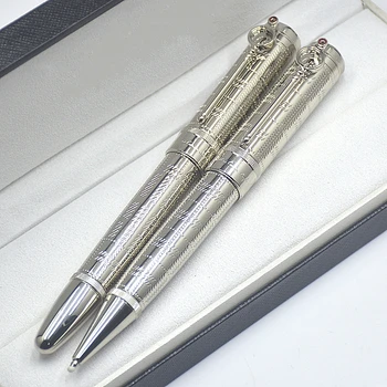 Шариковая ручка-Роллер Sir Arthur Conan Doyle Ограниченной серии AAA MB Blance Silver Metal Design Office Для письма Шариковыми ручками 4956/9000