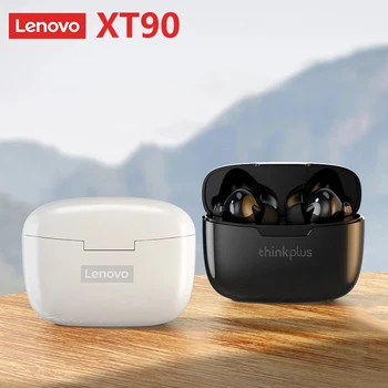 100% Новый Оригинальный Lenovo XT90 TWS Bluetooth 5,0 Наушники Водонепроницаемые Мини-Наушники С Сенсорным Управлением Спортивные IPX5 300 мАч Зарядная Коробка