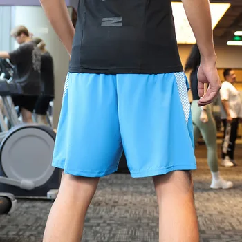 Дышащие шорты Мужские Свободные Большие дышащие быстросохнущие брюки Спортивные Фитнес Городские повседневные мужские брюки в пять четвертей 3
