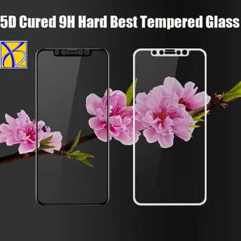 50шт DHL Закаленное стекло твердостью 9H 5D для iPhone X 8 7 6S 6 Plus, пленка для передней крышки для iPhone X 8, чехол для телефона, защита экрана