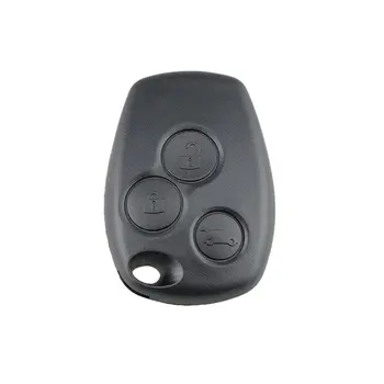 Чехол для дистанционного ключа с 3 кнопками без лезвия для Renault Logan Sandero Clio Fluence Vivaro Master Traffic