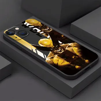 Чехол Для Телефона Apple iPhone 15 13 11 14 12 Pro 7 XR X XS Max 8 Plus 6 6S SE 13 Pro Черный Мягкий Чехол Росомаха Железный Человек Marvel 5