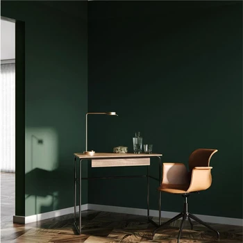 Американское ретро чистый цвет чернил темно-зеленые обои спальня в скандинавском стиле гостиная диван фон обои современные 1