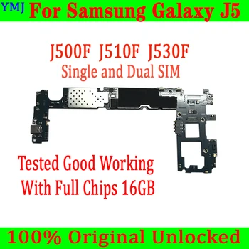 Системная Плата Android Для Samsung Galaxy J5 J500F Материнская Плата J510F Оригинальная Разблокированная Логическая Плата 100% Протестирована, Полностью Работает